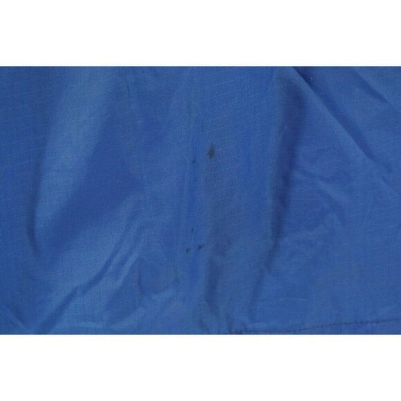 Vancouver Province News Vtg Pullover Windbreaker Blue 100% Nylon Mens Large - Picture 6 of 12